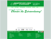 Tablet Screenshot of charterbuslines.com